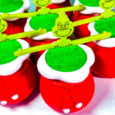 Oh, the Who-Manity • Santa Sack Grinch Toy Bathbombs