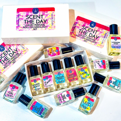 Scent The Day • Luxury Perfume Roll-On Mixology Set