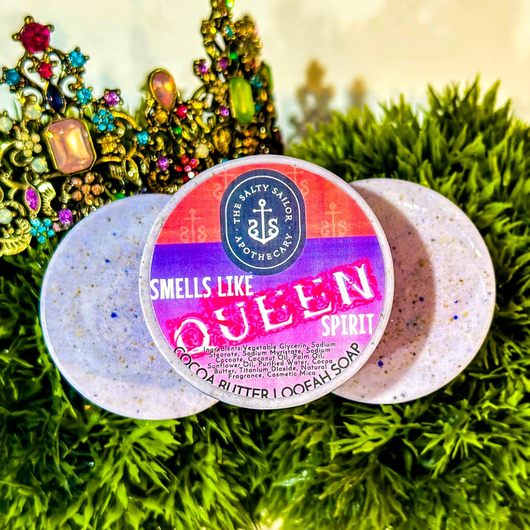 Smells Like Queen Spirit • Cocoa Butter Loofah Soaps