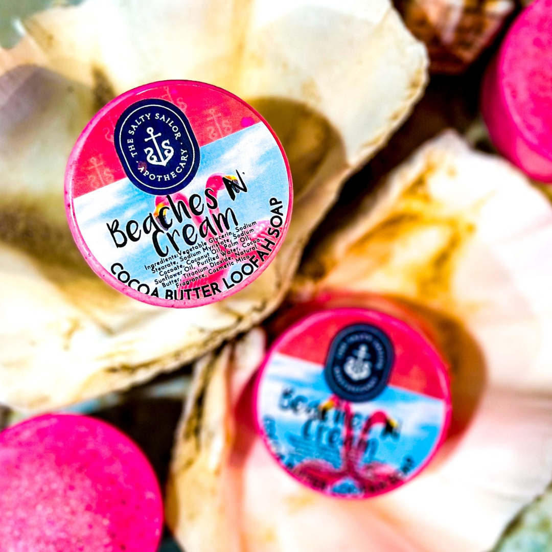 Beaches N’ Cream • Cocoa Butter Loofah Soaps