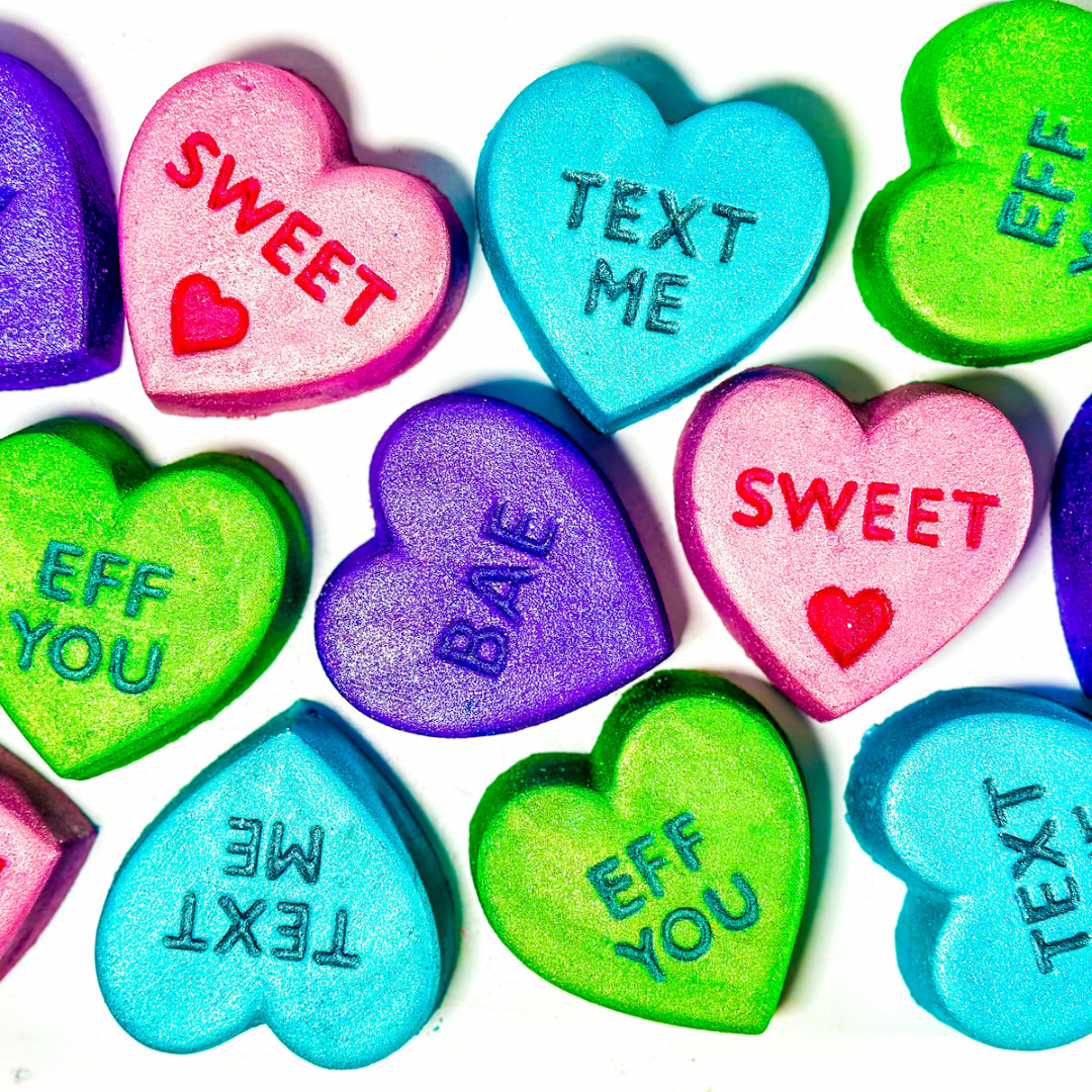 Candy Hearts • Sassy or OG Candy Heart BathBombs