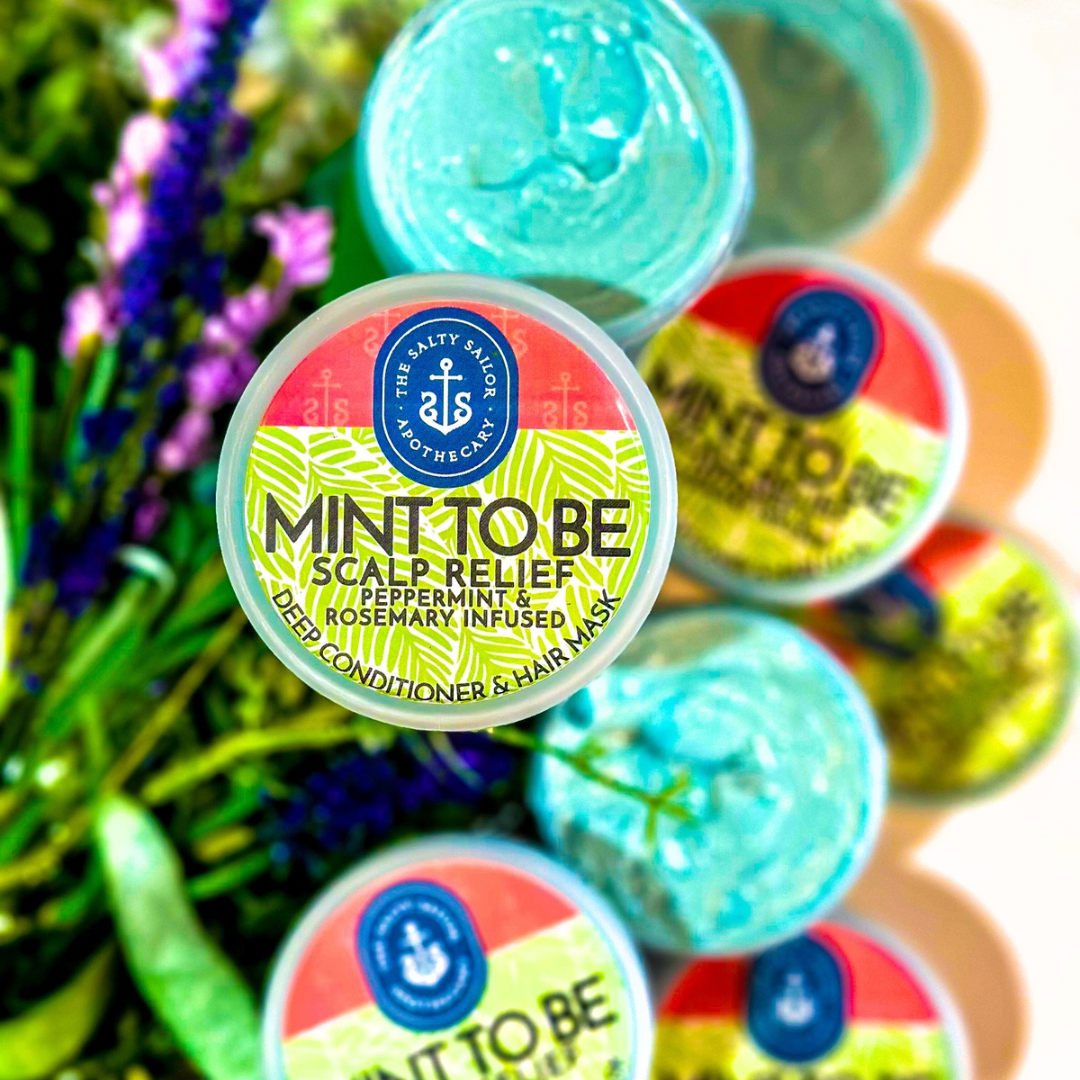 Mint To Be • Peppermint & Rosemary Infused Freshly Whipped Shampoo