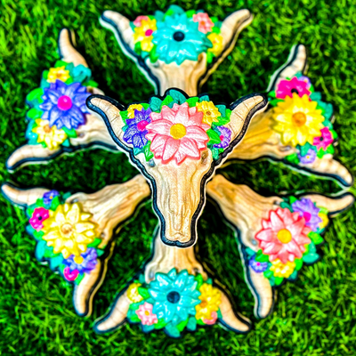 Steer You Right • Boho Steer Skull BathBombs