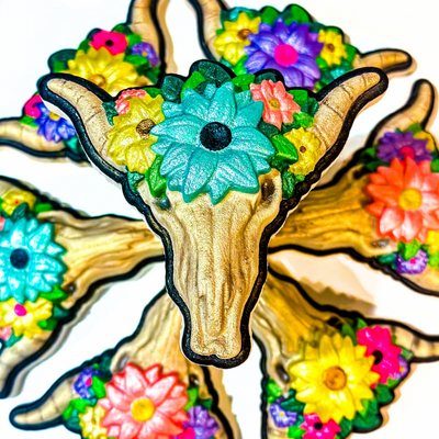 Steer You Right • Boho Steer Skull BathBombs