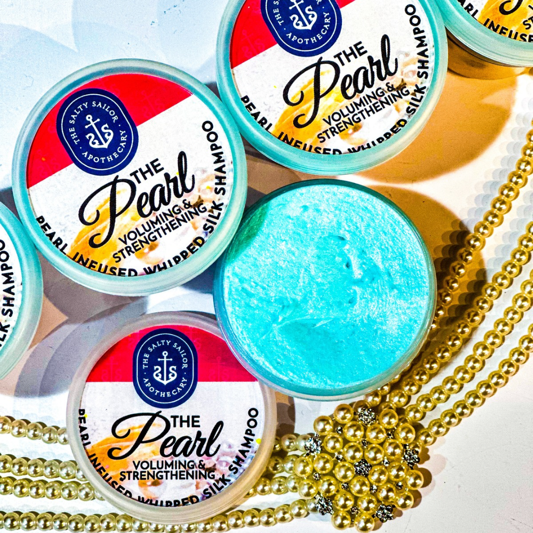 The Pearl • Volumizing & Strengthening • Pearl Infused • Freshly Whipped Silk Shampoo