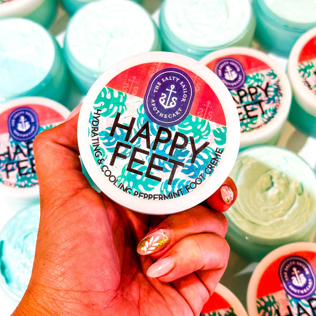 Happy Feet • Hydrating & Cooling•Peppermint Foot•Crème