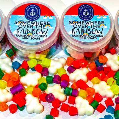 Somewhere Over The Rainbow Rainbow & Cloud • Mini Soaps