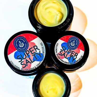 Super Salty Colloidal Silver & MSM Infused All Purpose Aloe Skin Gel