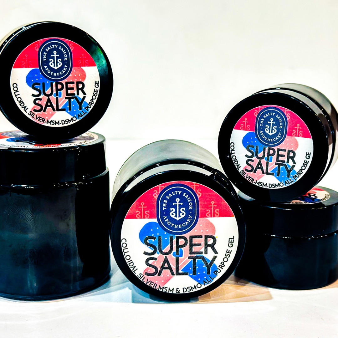 Super Salty Colloidal Silver & MSM Infused All Purpose Aloe Skin Gel