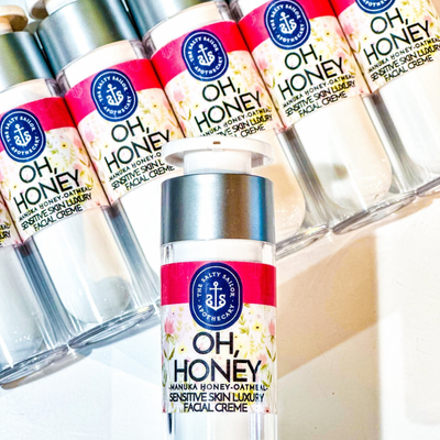 Oh, Honey •Honey•Oatmeal•Argan• Sensitive Skin Luxury Facial Creme