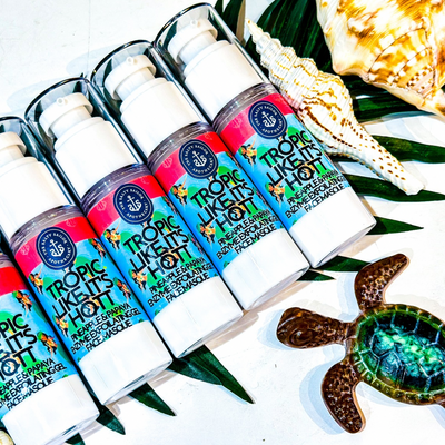 Tropic Like It’s Hot•Pineapple & Papaya Enzyme Exfoliating Gel Face Masque