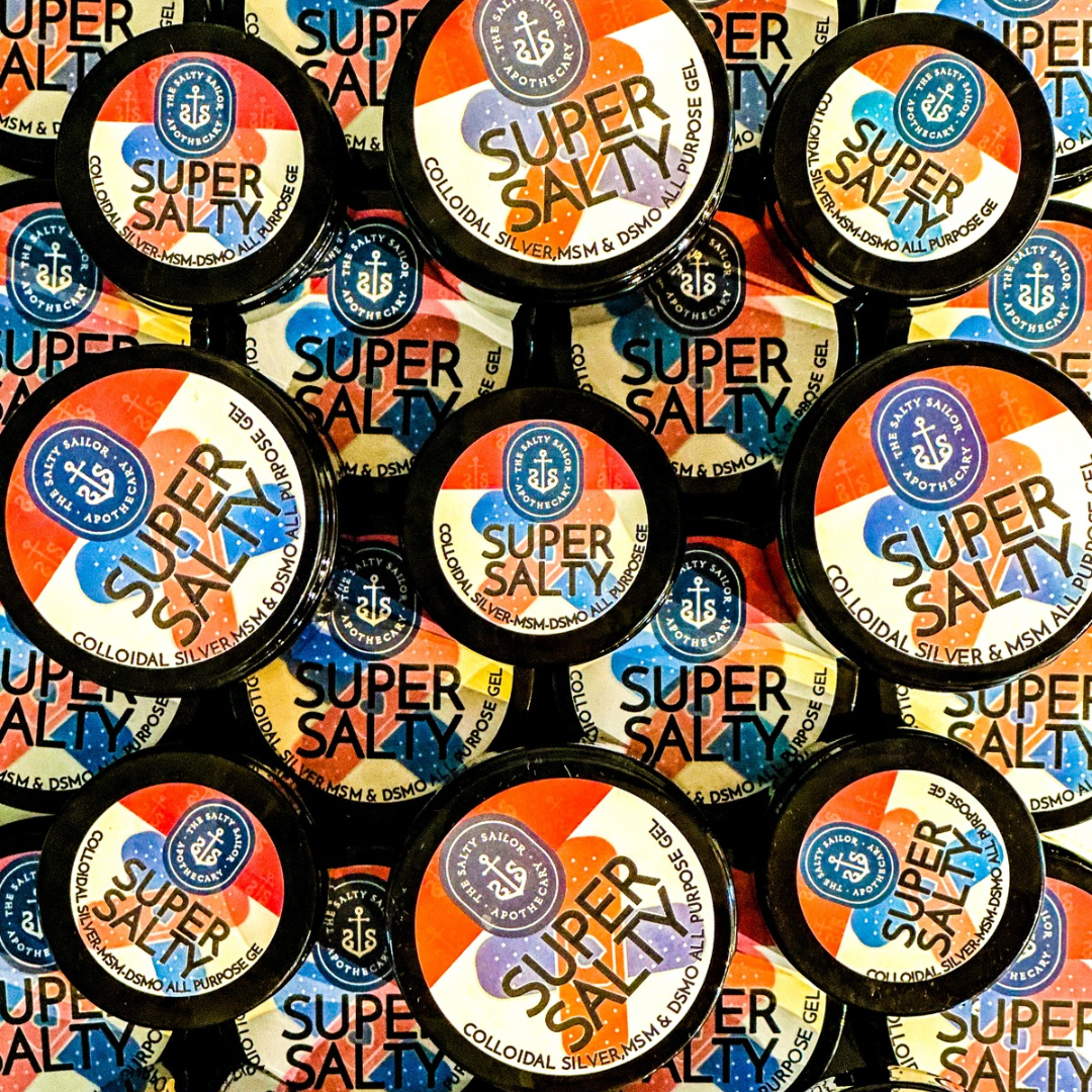 Super Salty Colloidal Silver & MSM Infused All Purpose Aloe Skin Gel