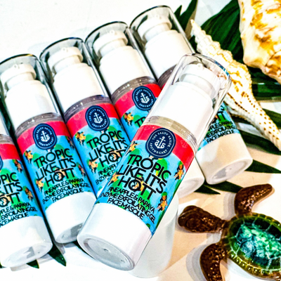 Tropic Like It’s Hot•Pineapple & Papaya Enzyme Exfoliating Gel Face Masque