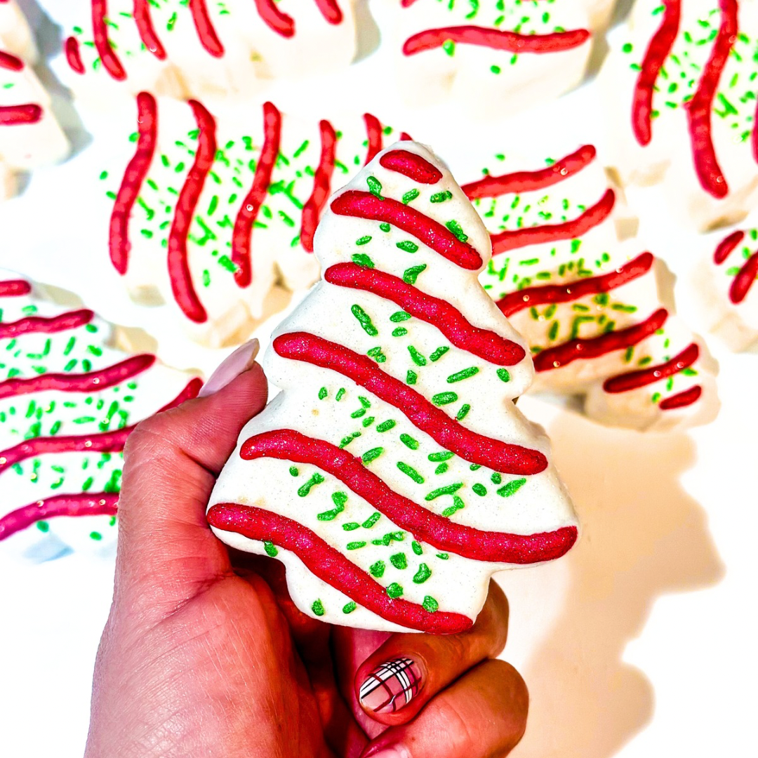 Lil’ Deb’s Cake • Christmas Tree Cake BathBombs