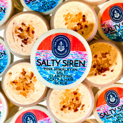 Salty Siren Pink Himalayan Salt Clarifying Scalp & Hair Scrub