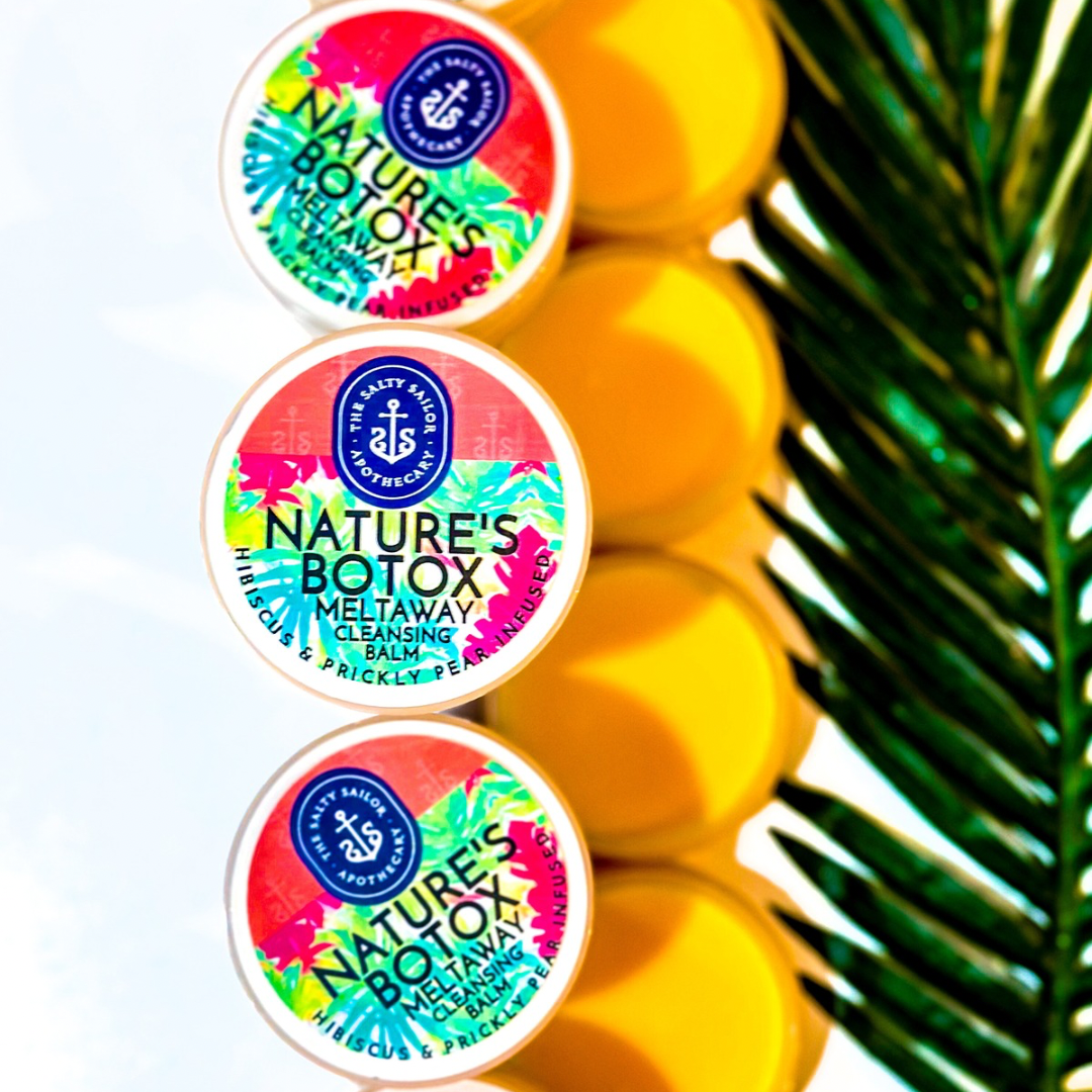 Nature’s Botox • Meltaway Creamy Cleansing Balm •Hibiscus•Prickly Pear•Argan•Infused•