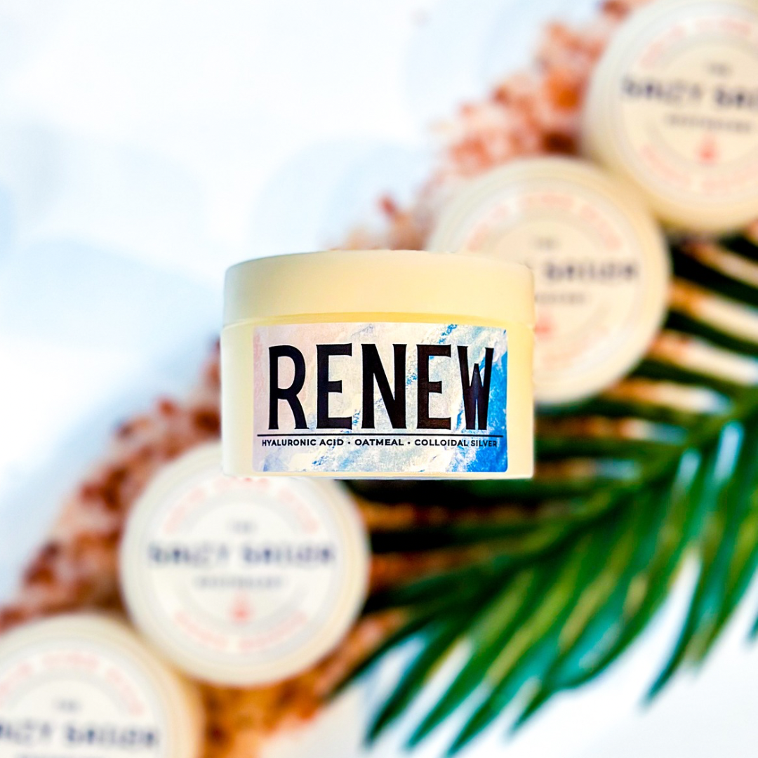 Renew •Hyaluronic Acid•Oatmeal•Colloidal Silver• Intensive Hydrating Moisturizer