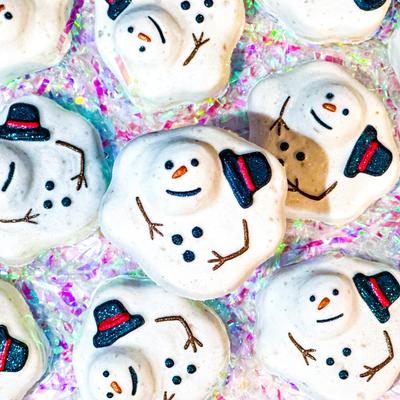 I Melt For You • Melted Snowman BathBombs