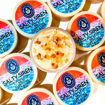 Salty Siren Pink Himalayan Salt Clarifying Scalp & Hair Scrub