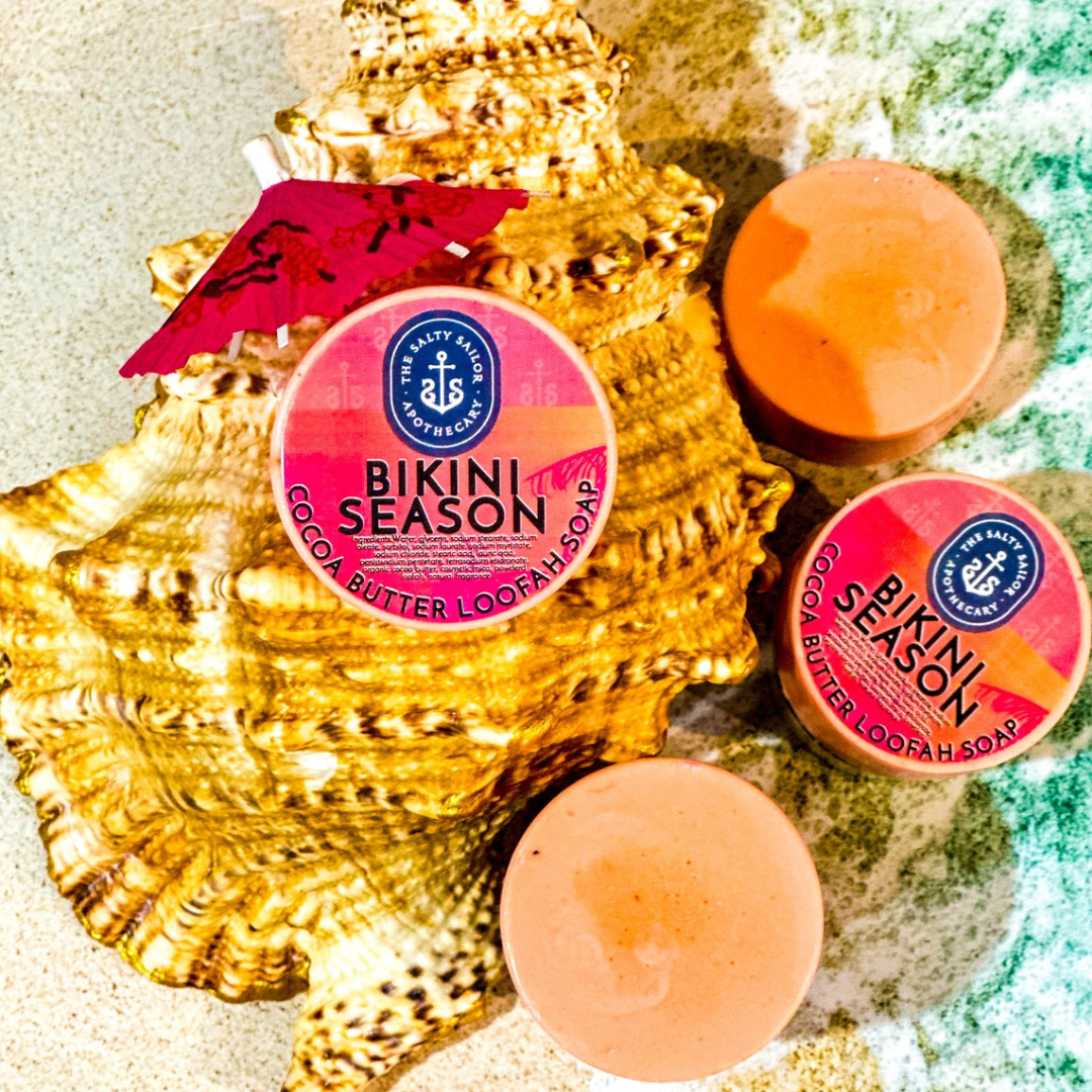 Bikini Season • Cocoa Butter Loofah Soaps