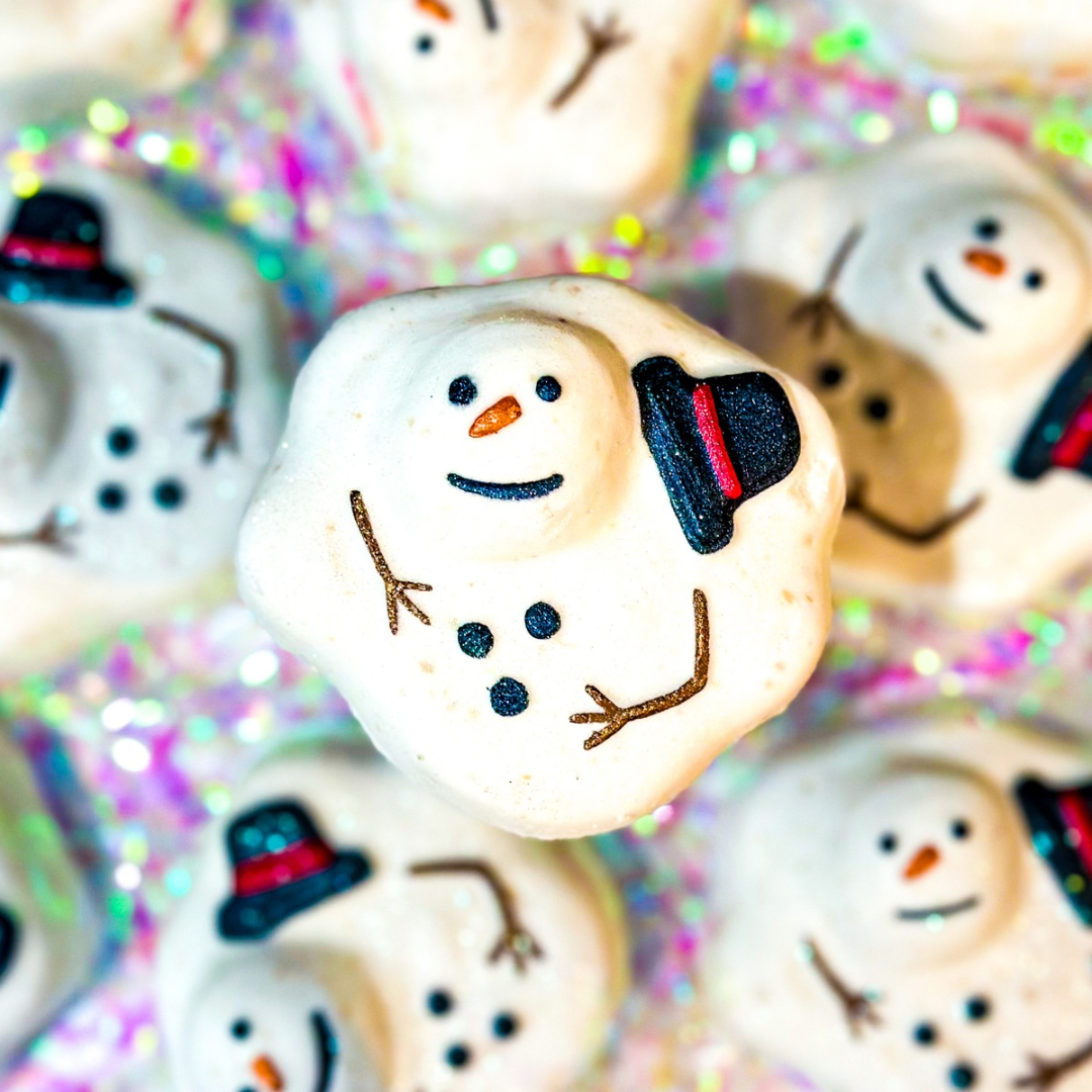 I Melt For You • Melted Snowman BathBombs